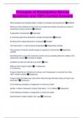 Principles of Biostatistics Review  Questions and 100&percnt; Correct Answers