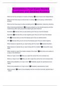 Biostatistics Final Exam Review Questions and Detailed Answers