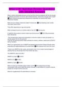 WGU C787 Nutrition Review Questions with Detailed Answers