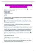 C787 WGU Study Questions with 100&percnt;  Correct Answers&vert; Verified