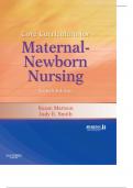 Maternal- Newborn Nursing Fourth Edition With Complete Verified Solution  College of Nursing and Healthcare Innovation 