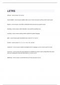 LETRS Study Case 2024&period;