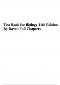Test Bank for Biology 11th Edition By Raven Full Chapters 