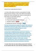 NURS 4025HESI Critical Care Comprehensive Exam1 QUESTIONS & ANSWERS BEST EXAM SOLUTION GUARANTEED SUCCESS&comma; &lbrack;LATEST UPDATE GRADED A&plus;&rsqb;