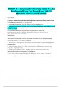 2024 RN ATI Fundamental of Nursing Exam&sol; ATI RN  Fundamental Exam New Latest Exam with All  Questions&comma; Answers&comma; and Rationale