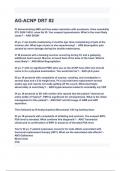 AG-ACNP DRT &num;2 Exam Questions with correct Answers 2024&sol;2025&lpar; A&plus; GRADED 100&percnt; VERIFIED&rpar;&period;