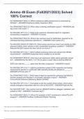 Ammo 49 2023 &sol;2024 Questions and Answers with 100&percnt; Correct Answers&period;&period;