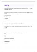 CHFM 100 Exam Questions With 100&percnt; Correct Answers&period;