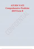 ATI RN VATI Comprehensive Predictor 2019 Form B&period;ATI RN VATI Comprehensive Predictor 2019 