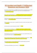 NY Accident and Health 17-52&sol;Revised Questions and Answers &sol;2024