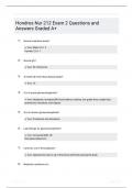 Hondros Nur 212 Exam 2 Questions and Answers Graded A