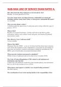 NAB-NHA LINE OF SERVICE EXAM RATED A