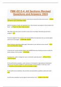 PMK-EE E-4&colon; All Sections &sol;Revised Questions and Answers &sol;2024