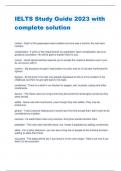 IELTS Study Guide 2023 with complete solution