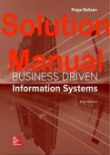 Solution Manual For M Information Systems 6th Edition By Paige Baltzan and Amy Phillips. Chapters 1-19 With Appendix [A B C D E]