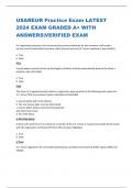 USAREUR Practice Exam LATEST  2024 EXAM GRADED A+ WITH  ANSWERS|VERIFIED EXAM
