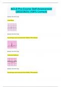 ACLS Pre-Course Self-Assessment &lpar;2022&sol;2023&rpar; &lpar;100&percnt; Correct&rpar;
