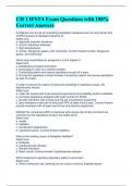 CH 1 IFSTA Exam Questions with 100&percnt; Correct Answers 