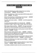 FOS EXAM 2 WITH ALL QUESTIONS AND ANSWERS