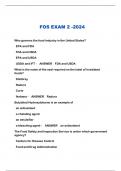 FOS EXAM 2 -2024