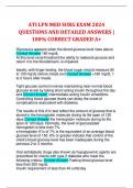 ATI LPN MED SURG EXAM 2024 QUESTIONS AND DETAILED ANSWERS | 100% CORRECT GRADED A+