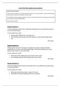 GCSE ACTUAL 2023 AQA ENGLISH LITERATURE TEST AND ANSWERS 