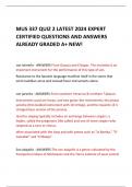 MUS 337 QUIZ 2 LATEST 2024 EXPERT CERTIFIED QUESTIONS AND ANSWERS ALREADY GRADED A&plus; NEW&excl; 
