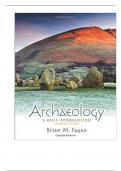 Test Bank For Archaeology A Brief Introduction, 11th Edition By Brian Fagan