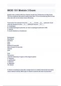 BIOD 151 Module 3 Exam Questions with correct Answers 2024&sol;2025&lpar; A&plus; GRADED 100&percnt; VERIFIED&rpar;&period;