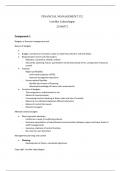 Financial Management 332 Summaries