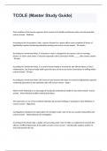TCOLE &lpar;Master Study Guide&rpar; Final Exam&period;