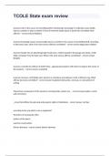 TCOLE State exam review Revision Question Fully Solved&period;
