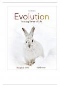 Test Bank For Evolution Making Sense of Life, 3rd Edition By Douglas Emlen, Carl Zimmer