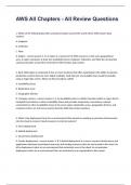 AWS All Chapters - All Review Questions With Correct Answers&period;