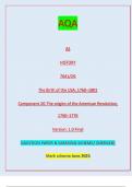 AQA AS HISTORY 7041&sol;2G The Birth of the USA&comma; 1760&ndash;1801  Component 2G The origins of the American Revolution&comma;  1760&ndash;1776 Version&colon; 1&period;0 Final IB&sol;M&sol;Jun23&sol;E4 7041&sol;2G AS  HISTORY