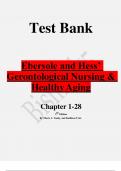 Test Bank   Ebersole and Hess’ Gerontological Nursing & Healthy Aging  Chapter 1-28 5th Edition By Theris A. Touhy, and Kathleen F Jet 