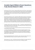 Aceable Agent Midterm Exam Questions Fully Solved Rated A&plus; 2024&period;