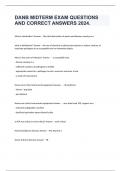 DANB LICENSE  EXAM QUESTIONS AND CORRECT ANSWERS 2024&period;