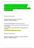 Income Tax Fundamentals&vert;2023-2024 LATEST UPDATE&vert;GUARANTEED SUCCESS WITH VERIED QUESTIONS & ANSWERS
