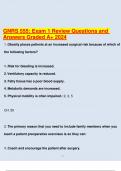 GNRS 555: Exam 1 Review Questions and Answers Graded A+ 2024