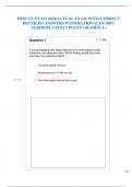 HESI VN EXAM 2024&sol;ACTUAL EXAM WITH CORRECT DETAILED ANSWERS WITH RATIONALES&sol;100&percnt; VERIIED&sol;LATEST UPDATE GRADED A&plus;