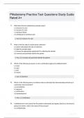 Phlebotomy Practice Test Questions Study Guide Rated A