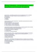 Milady Esthetics- comprehensive exam 1 Questions and Answers Graded A+