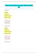 Basic Dysrhythmia Latest 2023 Graded A&plus;
