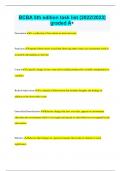 BCBA 5th edition task list  graded A&plus;