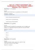 CMIT 421| THREAT MANAGEMENT AND VULNERABILITY| FINAL EXAM WITH CORRECT ANSWERS| 2024| GRADED A
