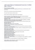 ATI Content Mastery Fundamentals Exam Q & A Verified 100&percnt; Correct&excl;&excl;