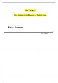 TEST BANK Microbiology with Diseases by Body System   Robert Bauman