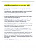 C201 Business Acumen correct 100&percnt;