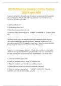 ATI RN Maternal Newborn Online Practice  2019 A with NGN&vert;100&percnt; VERIFIED&period;